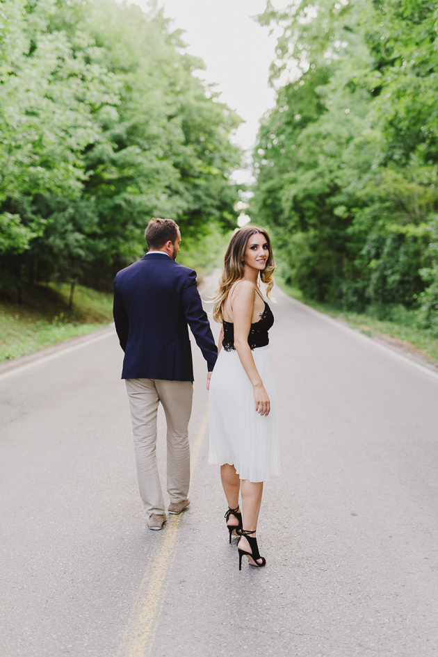 Move, don't pose! Find more engagement photo ideas on the blog. 