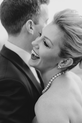 Smiling genuinely always looks great in wedding photos! 