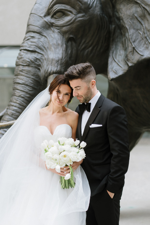 Loved taking wedding portraits in downtown Toronto