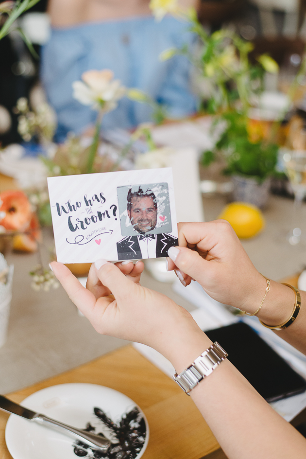 Fun games at this garden-inspired bridal shower theme