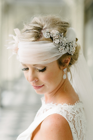 A Great Gatsby inspired bride in Calgary