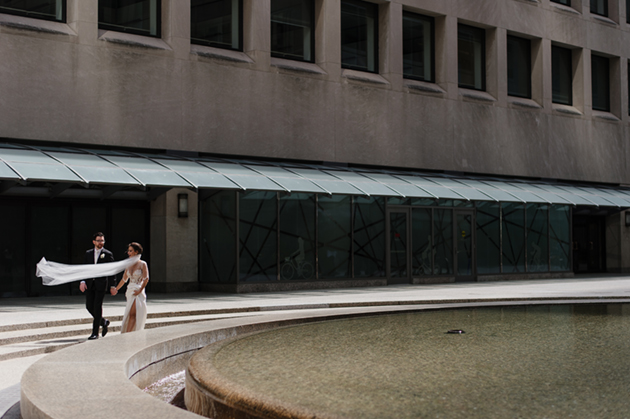 Financial District wedding photography in Toronto