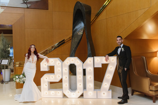 Fabulous New Years Eve wedding at the Ritz Carlton Hotel Toronto