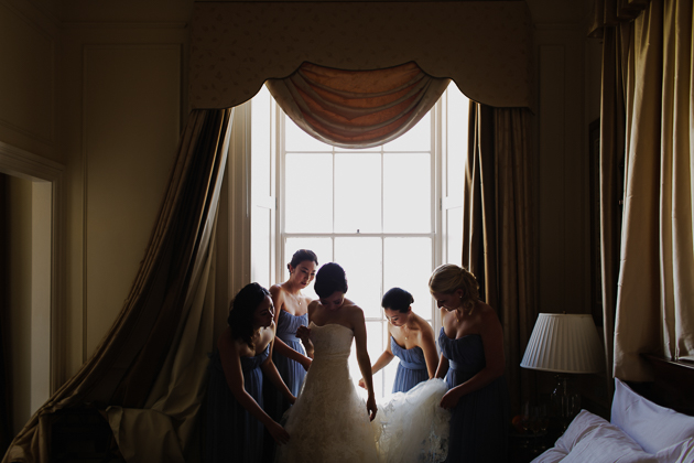 Romantic wedding at the Four Seasons Hampshire by destination wedding photographers