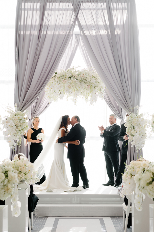 Four Seasons Hotel Toronto wedding ceremony photography