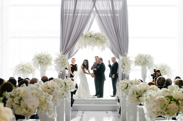 Four Seasons Hotel Toronto wedding ceremony photography