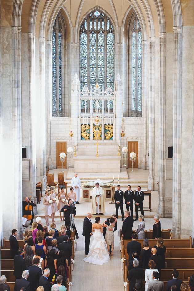 Trinity College wedding ceremony photos