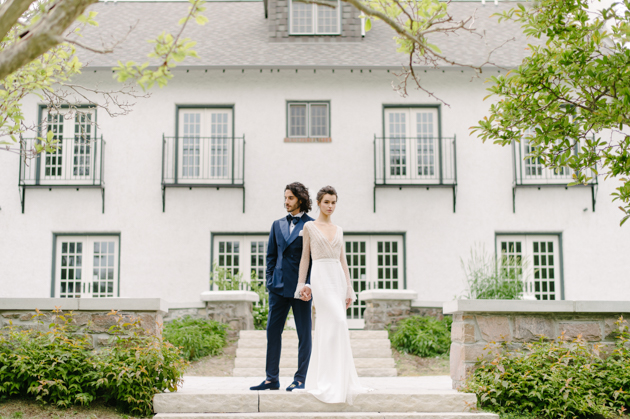 Modern and whimsical Guild Inn Estate wedding styled shoot