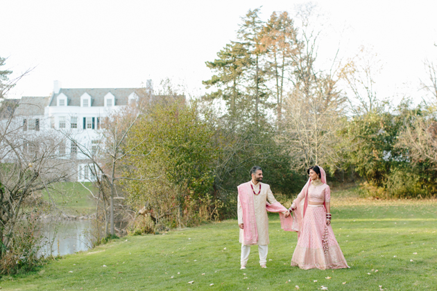 Modern Indian Harding Waterfront Estate wedding