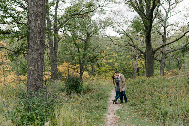 Take a look at these romantic High Park engagement photos