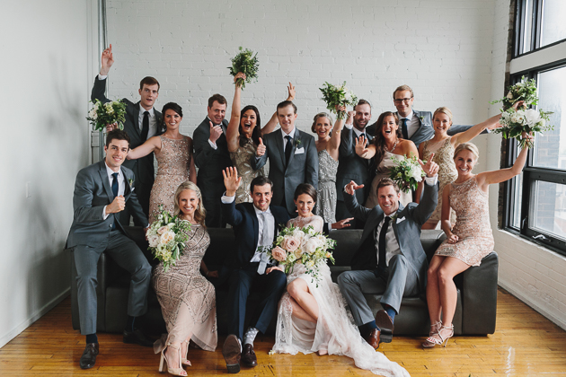 Modern and romantic The Burroughes Building wedding photos in Toronto
