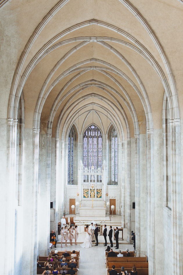 Trinity College Chapel is one of the most beautiful churches in Toronto for wedding pictures